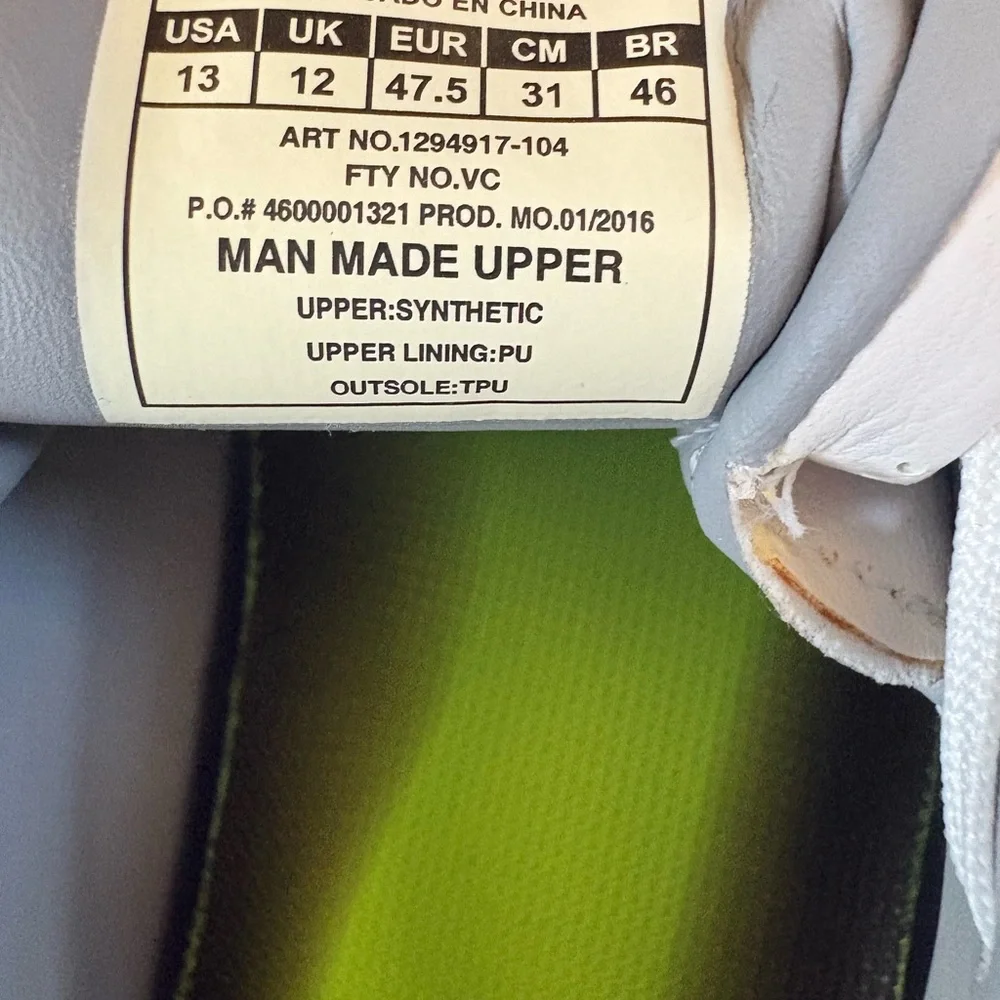 Under Armour lightweight perforated